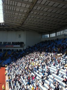 Incredibly, there were 11,000 in attendance for a meaningless end of season game.