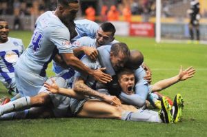 Aaron Phillips hit an emphatic half-volley to score his first for the club and secure a point against Wolves
