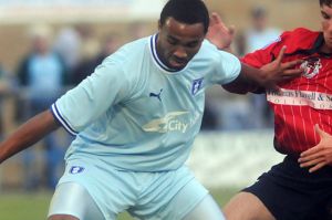 Wilson in his early days at the club.