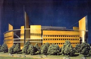 The original plans for 'Arena 2000'