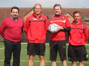 In it for the long-term, Steven Pressley is now under contract until 2018.