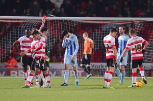 It was the second time this season that two players were sent off in the same game.